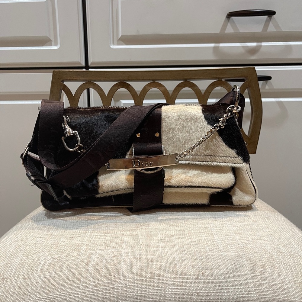 Cowhide Dior shoulder bag